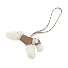 将图像加载到图库查看器中,HERMES Buddy Epic Bag Charm Etoupe/Craie Lambskin Mouton