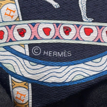 将图像加载到图库查看器中,HERMES Twilly Bijoux・Pique Queen of Hearts Dame de Coeur Black/Rouge/Orange Silk100% Bijoux