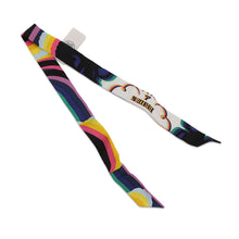 Load image into Gallery viewer, HERMES Twilly Doll Brides de Gala Shadow Black/Jaune/Multicolor Silk100%
