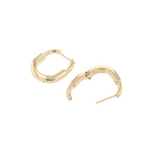 Load image into Gallery viewer, TIFFANY&Co. Padlock Half-Diamond Earrings Size Small74366031 18K Yellow Gold