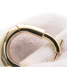 Load image into Gallery viewer, TIFFANY&Co. Padlock Half-Diamond Earrings Size Small74366031 18K Yellow Gold