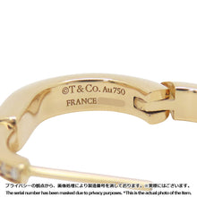 Load image into Gallery viewer, TIFFANY&Co. Padlock Half-Diamond Earrings Size Small74366031 18K Yellow Gold