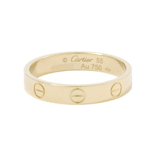 将图像加载到图库查看器中,CARTIER Mini Love Ring Size 55/#15B4085055/B4085000 18K Yellow Gold