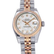 将图像加载到图库查看器中,ROLEX Datejust W26mm Stainless Steel K18PG Meteorite Dial179171G