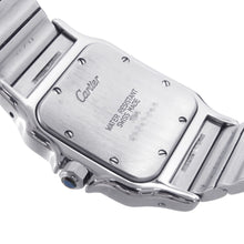 Load image into Gallery viewer, CARTIER Santos Galve LM H41mm×W29mm Stainless Steel 18KYG Ivory DialW20011C4