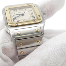 Load image into Gallery viewer, CARTIER Santos Galve LM H41mm×W29mm Stainless Steel 18KYG Ivory DialW20011C4