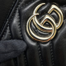 Load image into Gallery viewer, GUCCI GG Marmont Tote Bag Black?847386 Lambskin Size Small
