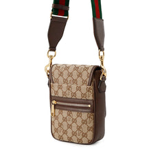 Load image into Gallery viewer, GUCCI GUCCI x Palace Cherie Line Shoulder Bag Beige723142 GG Canvas Leather