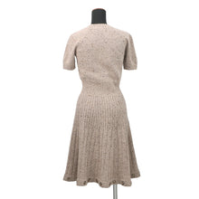 将图像加载到图库查看器中,CHANEL Knit design dress Size 36 BeigeP55443 Cashmere100%