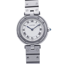 将图像加载到图库查看器中,CARTIER Santos Vendôme SM W26mm Stainless Steel White Dial8192