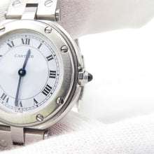 将图像加载到图库查看器中,CARTIER Santos Vendôme SM W26mm Stainless Steel White Dial8192