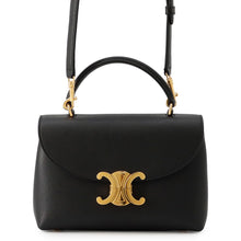 将图像加载到图库查看器中,CELINE Teen Nino Bag Black118113 Leather