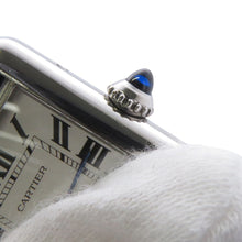 Load image into Gallery viewer, CARTIER tank mast SM H29.5mm×W22mm Stainless Steel Leather Silver DialWSTA0042