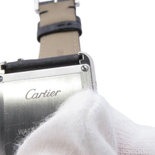 Load image into Gallery viewer, CARTIER tank mast SM H29.5mm×W22mm Stainless Steel Leather Silver DialWSTA0042