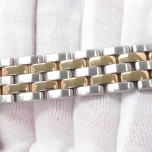 将图像加载到图库查看器中,CARTIER PANTHERE 2 Row MM H26.8mm×W26.5mm Stainless Steel K18YG Ivory DialW25028B6