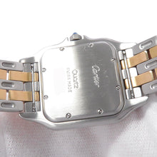 将图像加载到图库查看器中,CARTIER PANTHERE 2 Row MM H26.8mm×W26.5mm Stainless Steel K18YG Ivory DialW25028B6