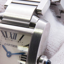 Load image into Gallery viewer, CARTIER Tank francaise SM H25mm×W20mm Stainless Steel Silver DialW51008Q3