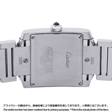Load image into Gallery viewer, CARTIER Tank Francaise MM H30.4mmxW25.05mm Stainless Steel White DialW51011Q3