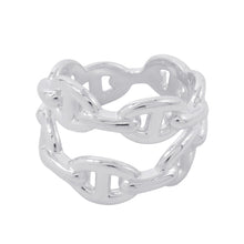 将图像加载到图库查看器中,HERMES Chaine d'Ancre Double Row Ring Size 52/#12 SV925