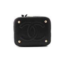 Load image into Gallery viewer, CHANEL Matelasse Vanity Chain Shoulder Bag BlackAS2362 Caviar Leather