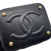 Load image into Gallery viewer, CHANEL Matelasse Vanity Chain Shoulder Bag BlackAS2362 Caviar Leather