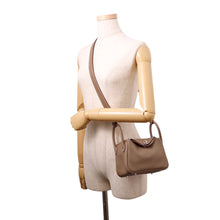 Load image into Gallery viewer, HERMES Lindy Etoupe Swift Leather Size Mini