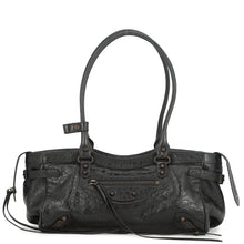 将图像加载到图库查看器中,BALENCIAGA Le City Bag East-West Black845704 Leather