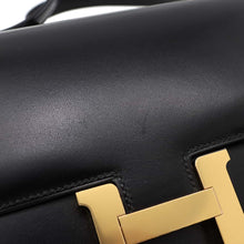 将图像加载到图库查看器中,HERMES Constance3 Miroir Black Box Calf Leather Size Mini