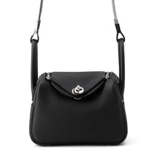 Load image into Gallery viewer, HERMES Lindy Black Taurillon Clemence Size Mini