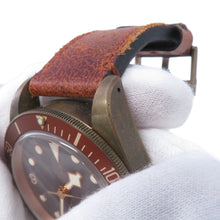 将图像加载到图库查看器中,TUDOR Black Bay Bronze W43mm Bronze Leather Brown Dial79250BM