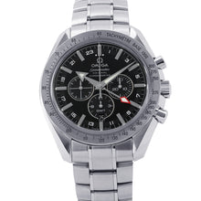 Load image into Gallery viewer, OMEGA Speedmaster Broad Arrow Chronograph GMT W44.25mm Stainless Steel Black Dial3581.50