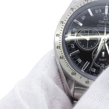 Load image into Gallery viewer, OMEGA Speedmaster Broad Arrow Chronograph GMT W44.25mm Stainless Steel Black Dial3581.50