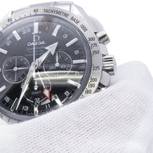 Load image into Gallery viewer, OMEGA Speedmaster Broad Arrow Chronograph GMT W44.25mm Stainless Steel Black Dial3581.50