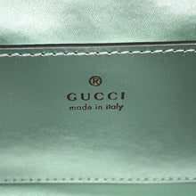 Load image into Gallery viewer, GUCCI GG Marmont ChainShoulder Bag Green739682 Leather Size Mini