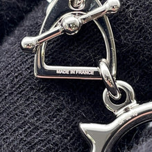 将图像加载到图库查看器中,HERMES Tonnerre Necklace Size Small Black Metal