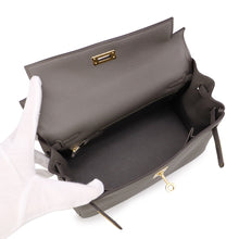 Load image into Gallery viewer, HERMES Kelly Retourne sewing Etain Togo Leather Size 25