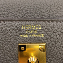 Load image into Gallery viewer, HERMES Kelly Retourne sewing Etain Togo Leather Size 25