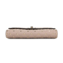 将图像加载到图库查看器中,Valentino Garavani Rock Studded Spike Chain 2WAY Shoulder Bag Beige7W2B0137NAP Leather
