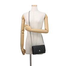 Load image into Gallery viewer, CHANEL Matelasse Classic Chain Wallet BlackAP4241 Caviar Leather