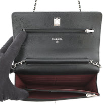 将图像加载到图库查看器中,CHANEL Matelasse Classic Chain Wallet BlackAP4241 Caviar Leather