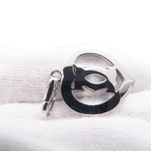 将图像加载到图库查看器中,CARTIER 2C Heart Diamond Bag CharmB3015300 18K White Gold