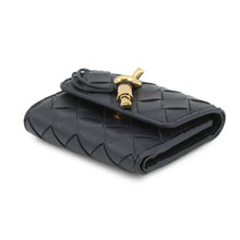 将图像加载到图库查看器中,Bottega Veneta Andiamo Tri-fold Wallet Midnight824968VCPP24338 Lambskin