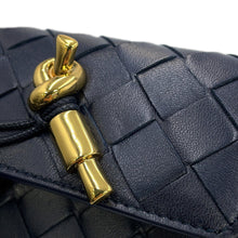 将图像加载到图库查看器中,Bottega Veneta Andiamo Tri-fold Wallet Midnight824968VCPP24338 Lambskin