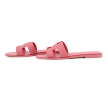 Load image into Gallery viewer, HERMES Oran Sandals Rose de Venice Epsom Size 37H