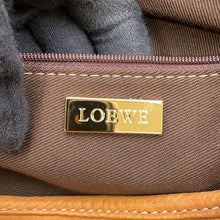 Load image into Gallery viewer, LOEWE Amazona Large Anagram Travel Bag Light brown Leather Size Chronomat 44