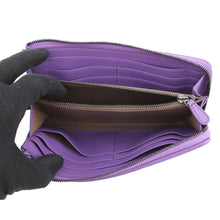 Load image into Gallery viewer, Bottega Veneta L-shaped Zip Around Pink/Purple338137 Leather