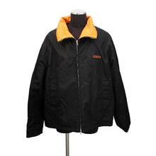 Load image into Gallery viewer, GUCCI Patch Logo Twill Jacket Size 56 Black/Orange804964 ZAQ7F 1000 Nylon100%