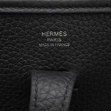 将图像加载到图库查看器中,HERMES Evelyne 3 Black Taurillon Clemence Size 23