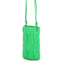 Load image into Gallery viewer, Bottega Veneta Maxi Intrecciato Leather Phone Case Parakeet730541 VCQC4 Leather