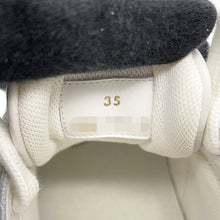 将图像加载到图库查看器中,CELINE Triomphe Patch Block Wedge Sneakers Optic White366475189C.01OP Calf Leather Lining Textile Rubber Size 35